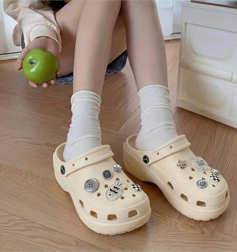 Dép Nữ MWC 8896 - Dép Sandal Eva Nữ Gắn Charm Bạc Trong Siêu Xinh, Êm Nhẹ, Phong Cách Hàn Quốc.