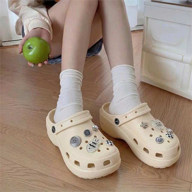 Dép Nữ MWC 8896 - Dép Sandal Eva Nữ Gắn Charm Bạc Trong Siêu Xinh, Êm Nhẹ, Phong Cách Hàn Quốc.