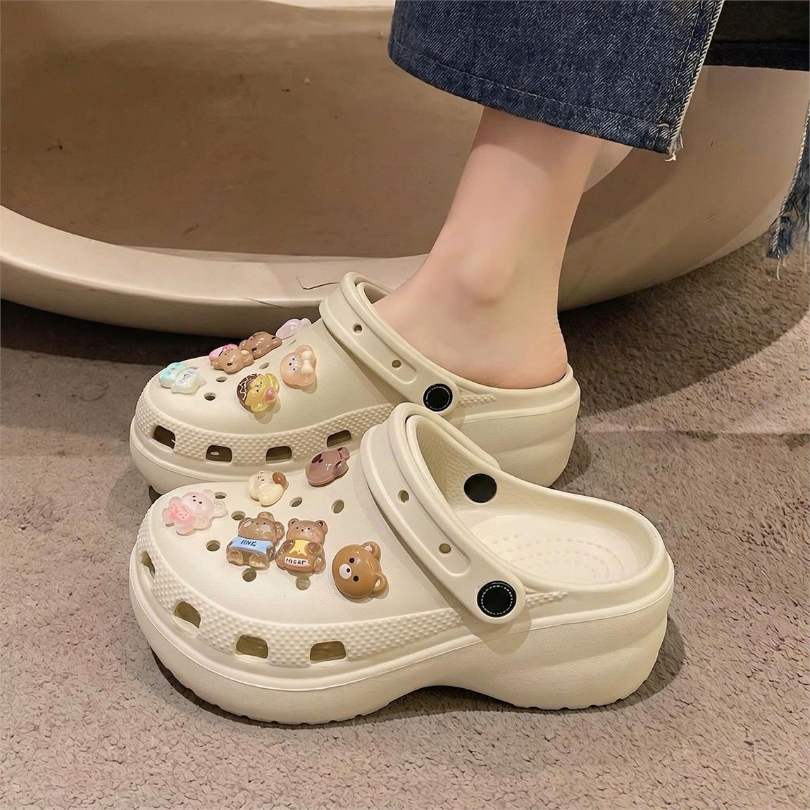 Dép Crocs De Cao 7cm