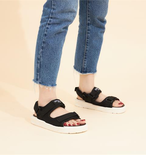 Giày Sandal Nữ MWC - 2933 Giày Sandal Nữ,Sandal Quai Ngang Phối Màu Thời Trang Kiểu Dáng Streetwear Đế Mềm Mại Mang Đi Học,Đi Làm,Đi Chơi