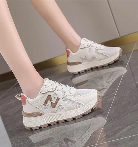 Giày Thể Thao Nữ MWC A224 - Giày Thể Thao Nữ Dáng Sneaker Đi Học, Đi Chơi, Giày Thể Thao Nữ Hình Chữ Nổi Siêu Bền Đẹp, Thời Trang.