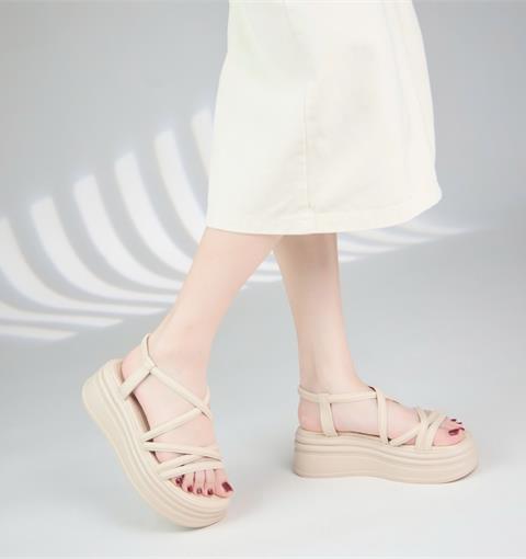 Giày Sandal Nữ MWC E148 - Sandal Nữ Quai Da Mềm Siêu Bền Đẹp, Sandal Nữ Đế Bánh Mì Hack Dáng, Hottrend Thời Trang.