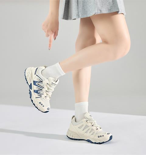 Giày Thể Thao Nữ MWC A321 - Giày Chunky Sneakers Nữ Da Phối Lưới Thoáng Khí, Hoạ Tiết Chữ Độc Đáo, Năng Động, Trẻ Trung.