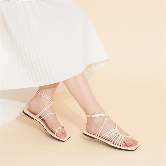 Giày Sandal Nữ MWC - 2941 Sandal Dây Mảnh Đan Cutout, Giày Sandal Xỏ Ngón Cách Điệu Siêu Xinh