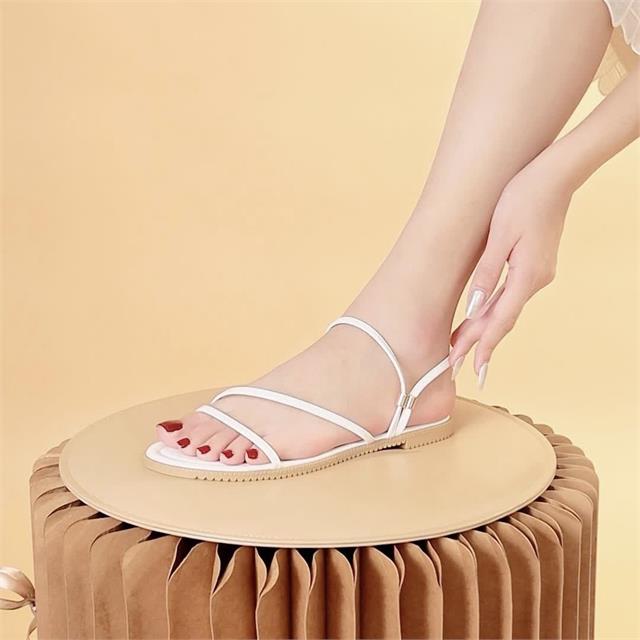 Giày sandal nữ MWC NUSD- 2404 Sandal Dây Mảnh, Sandal Phối Quai Hậu 2 Trong 1 Cách Điệu Siêu Xinh
