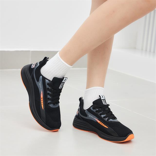 Giày thể thao nữ MWC NUTT- A117 Giày Thể Thao Nữ In Chữ Ép Nhiệt Cách Điệu,Sneaker Vải Siêu Êm Chân Hot Trend