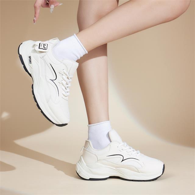 Giày thể thao nữ MWC NUTT- A148 Giày Thể Thao Nữ Phối Màu Siêu Cute,Sneaker Da Êm Chân Đế Bằng Hot Trend